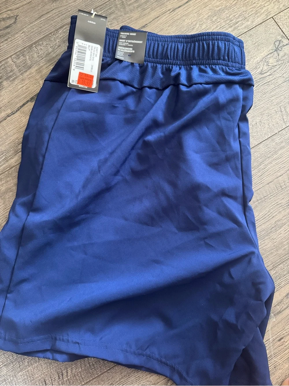 adidas Men's Royal Blue Athletic Training Shorts